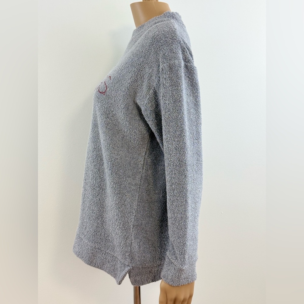 Pressbox Women’s Georgia Bulldogs Long Sleeve Comfy Terry Sweater, Size Small - Picture 5 of 11